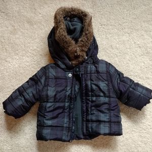 Infant Plaid Coat